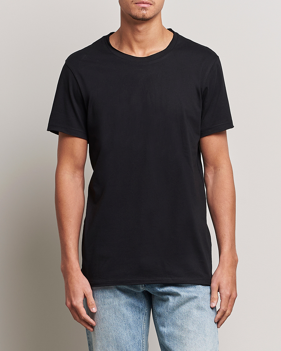 Men | T-Shirts | Bread & Boxers | 3-pack Crew Neck Relaxed Black