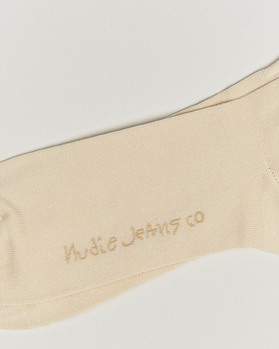 Men | Underwear & Socks | Nudie Jeans | 3-pack Amundsson Tennis Socks Off White/Black