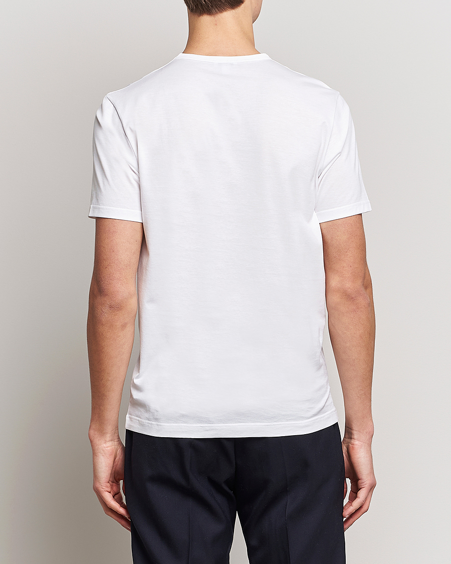 Men | T-Shirts | Sunspel | 2-Pack Crew Neck Q82 Cotton T-Shirt White & Black