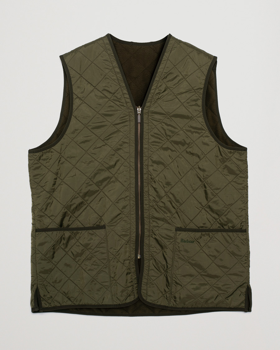 Men | Coats & Jackets | Pre-owned | Barbour Lifestyle Quilt Waistcoat/Zip-In Liner Olive