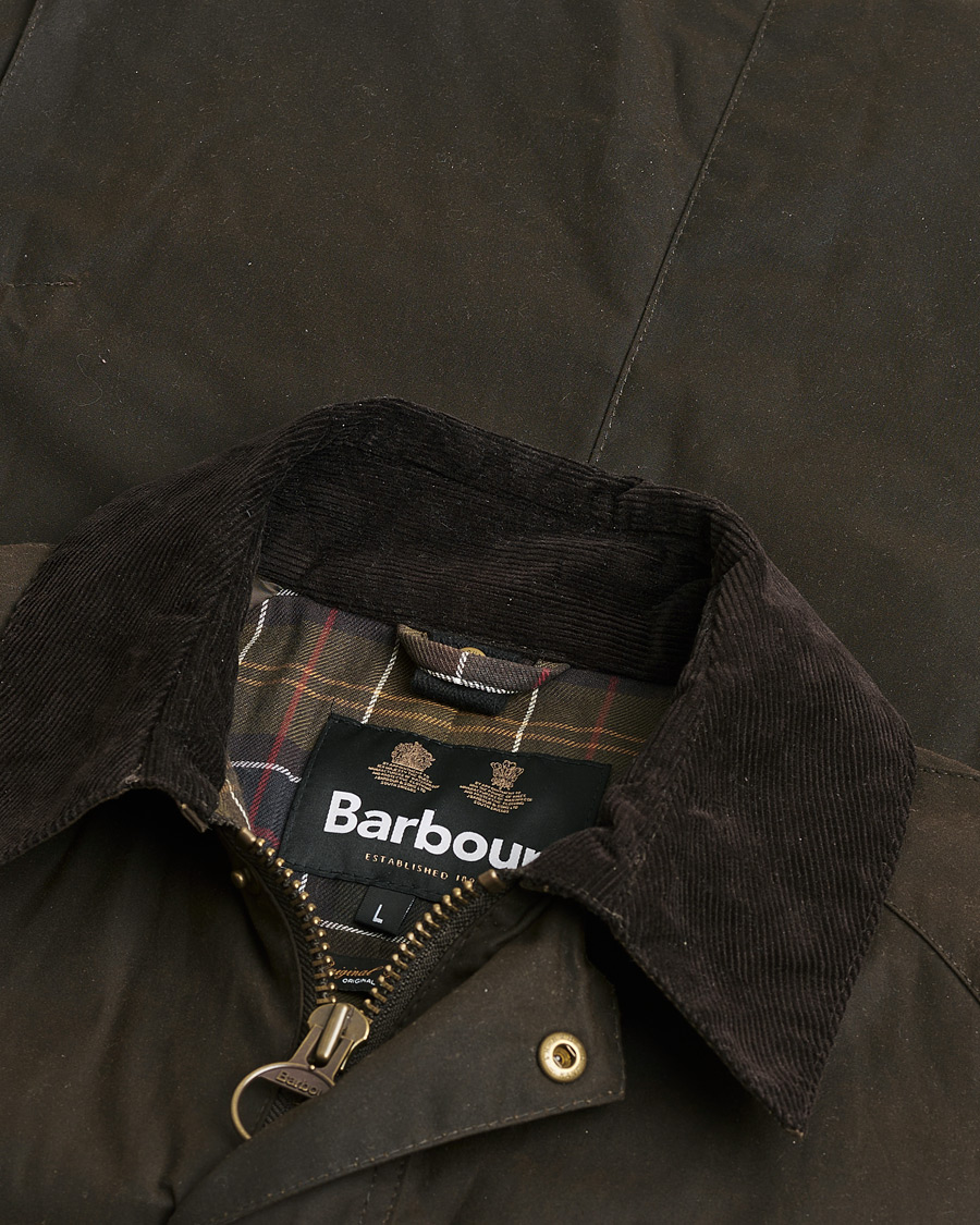 Men | Pre-owned Coats & Jackets | Pre-owned | Barbour Lifestyle Ashby Wax Jacket Olive L