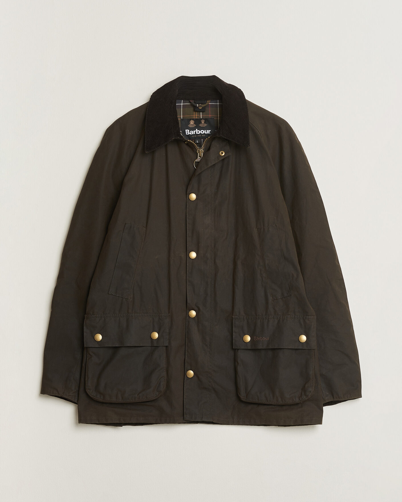 Men | Pre-owned Coats & Jackets | Pre-owned | Barbour Lifestyle Ashby Wax Jacket Olive L