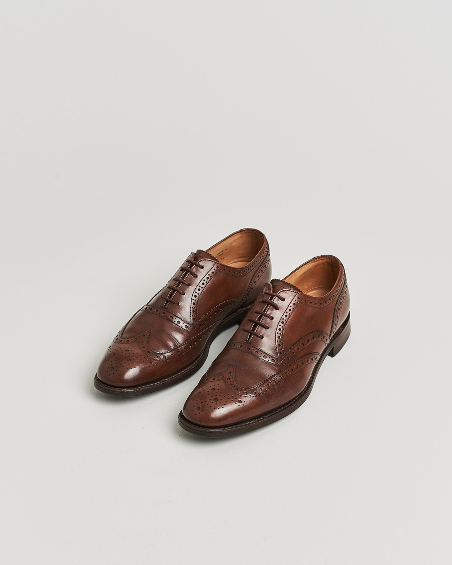 Men | Loake 1880 Cumbria Brogue Brown Calf UK9 - EU43 | Pre-owned | Loake 1880 Cumbria Brogue Brown Calf UK9 - EU43