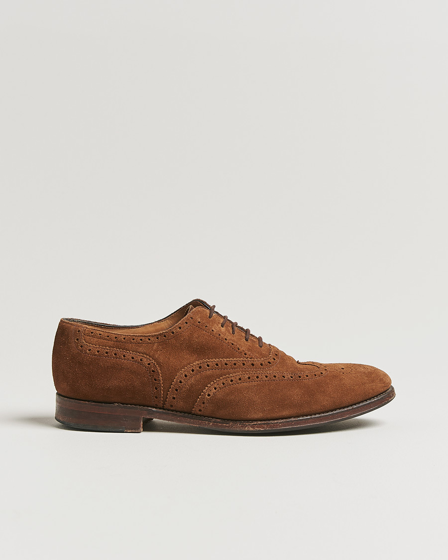 Men | Loake 1880 Buckingham Brogue Brown Suede UK9,5 - EU43,5 | Pre-owned | Loake 1880 Buckingham Brogue Brown Suede UK9,5 - EU43,5