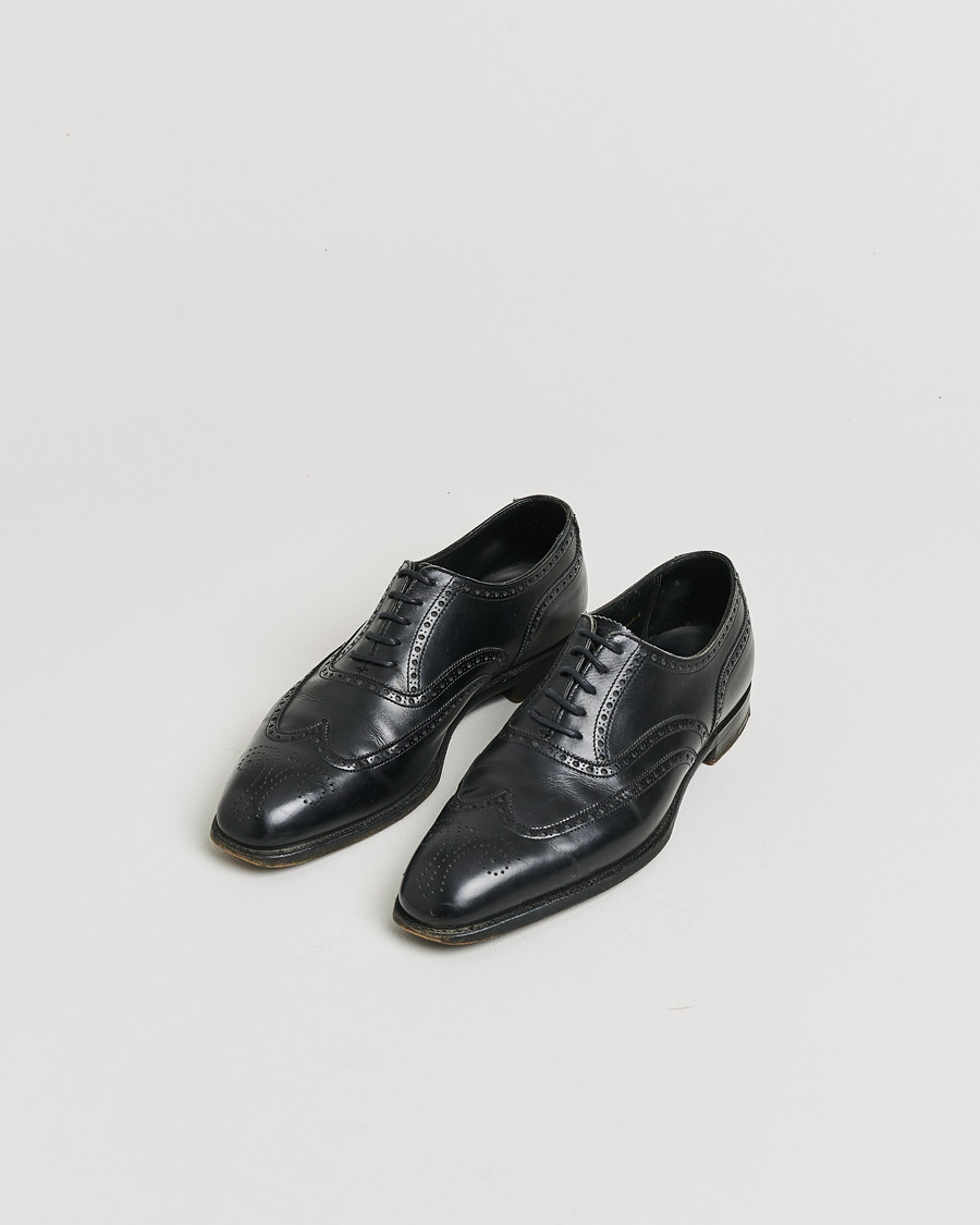 Men | Pre-owned Shoes | Pre-owned | Crockett & Jones Clifford Brogues Black Calf UK7 - EU41