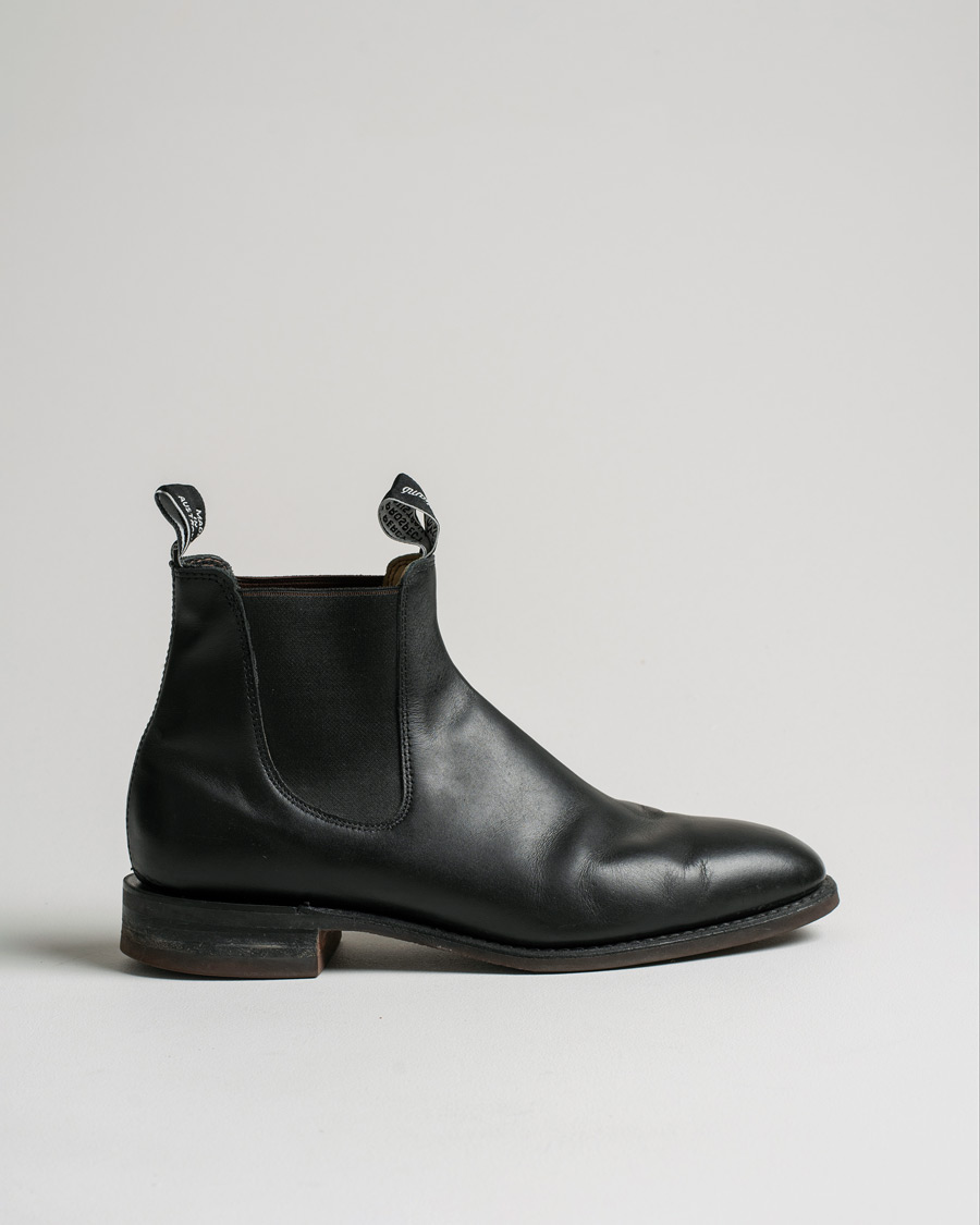 Men | R.M.Williams Blaxland G Boot Yearling Black | Pre-owned | R.M.Williams Blaxland G Boot Yearling Black