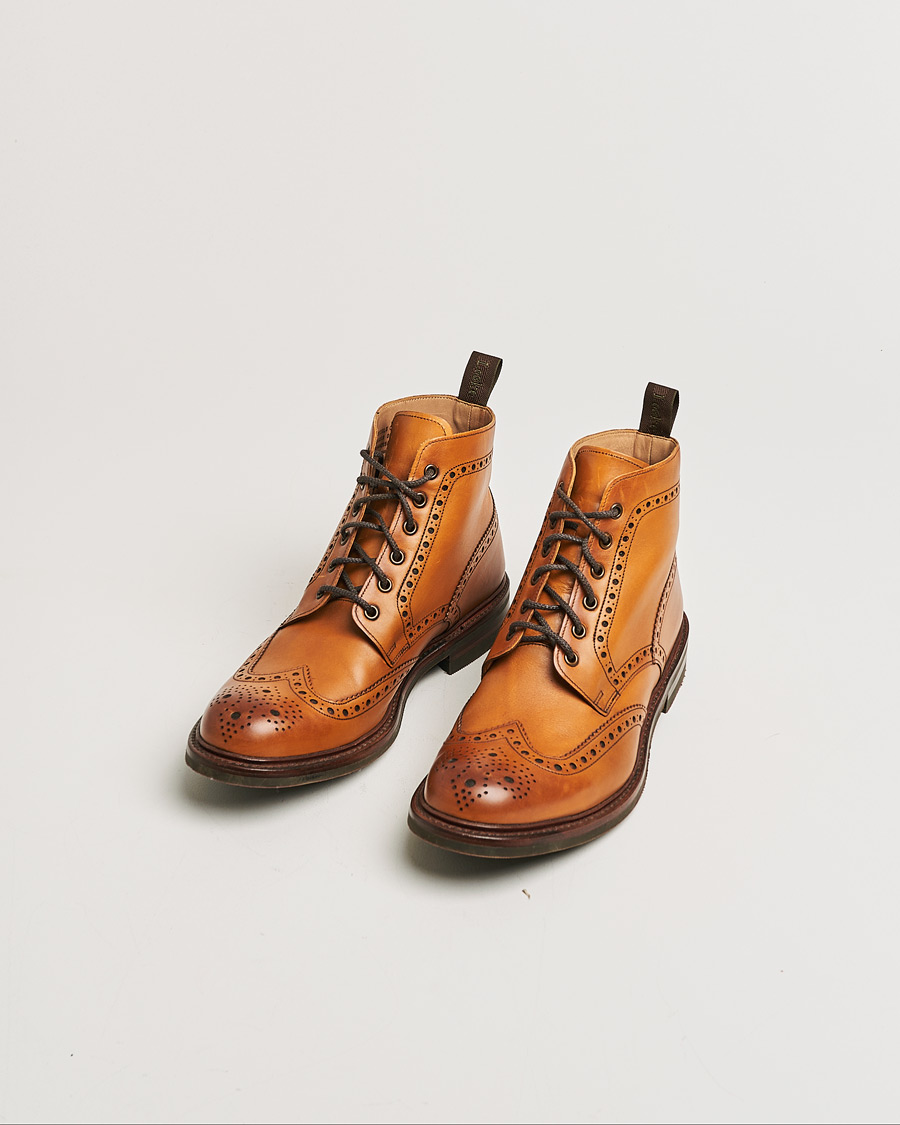 Men | Loake 1880 Bedale Boot Tan Burnished Calf | Pre-owned | Loake 1880 Bedale Boot Tan Burnished Calf