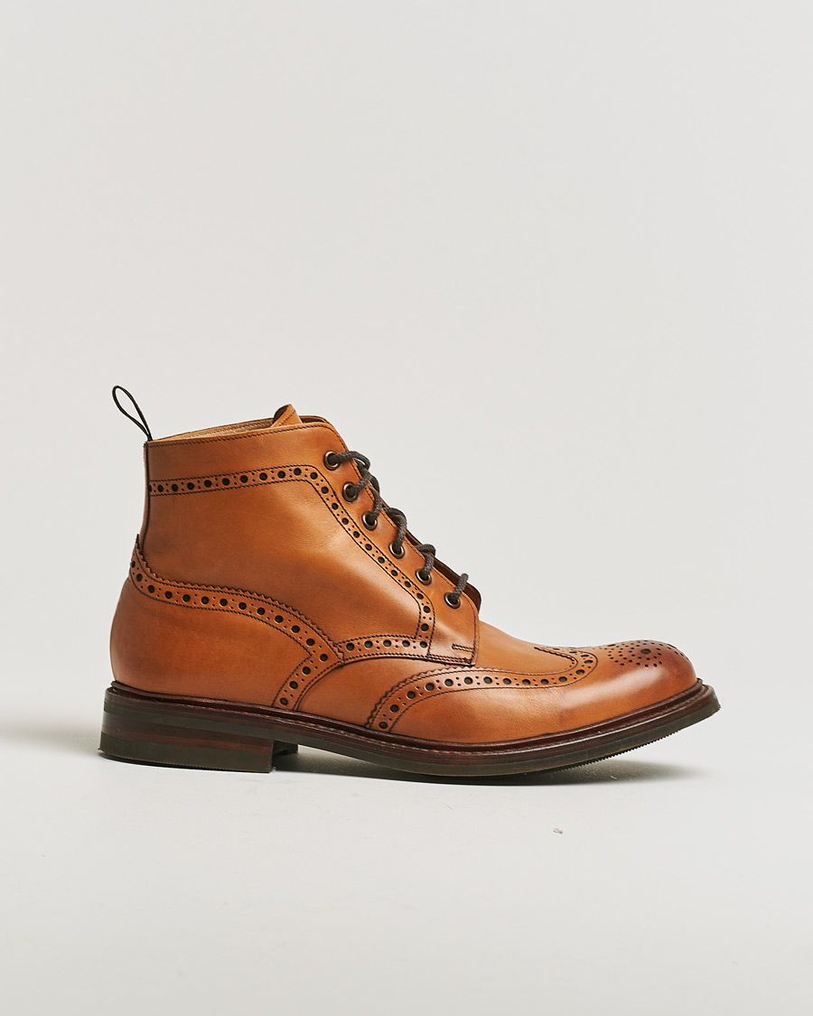 Men | Loake 1880 Bedale Boot Tan Burnished Calf | Pre-owned | Loake 1880 Bedale Boot Tan Burnished Calf