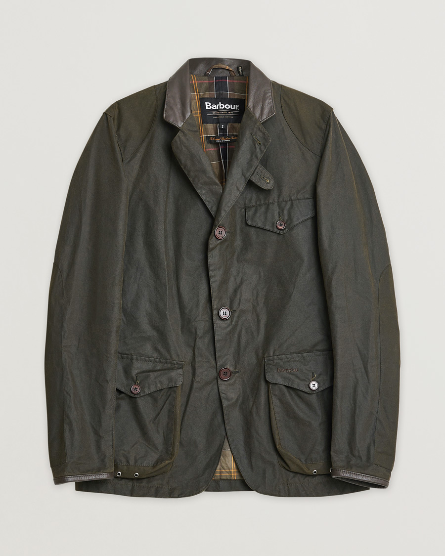 Men | Barbour Lifestyle Beacon Sports Jacket Olive | Pre-owned | Barbour Lifestyle Beacon Sports Jacket Olive