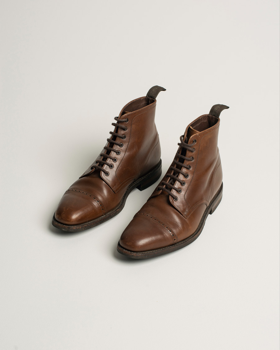 Men | Loake 1880 Hyde Boot Dark Brown | Pre-owned | Loake 1880 Hyde Boot Dark Brown