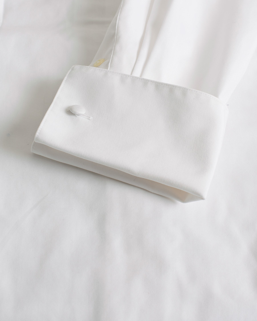 Men | Shirts | Pre-owned | Eton Slim Fit Tuxedo Shirt Black Ribbon White