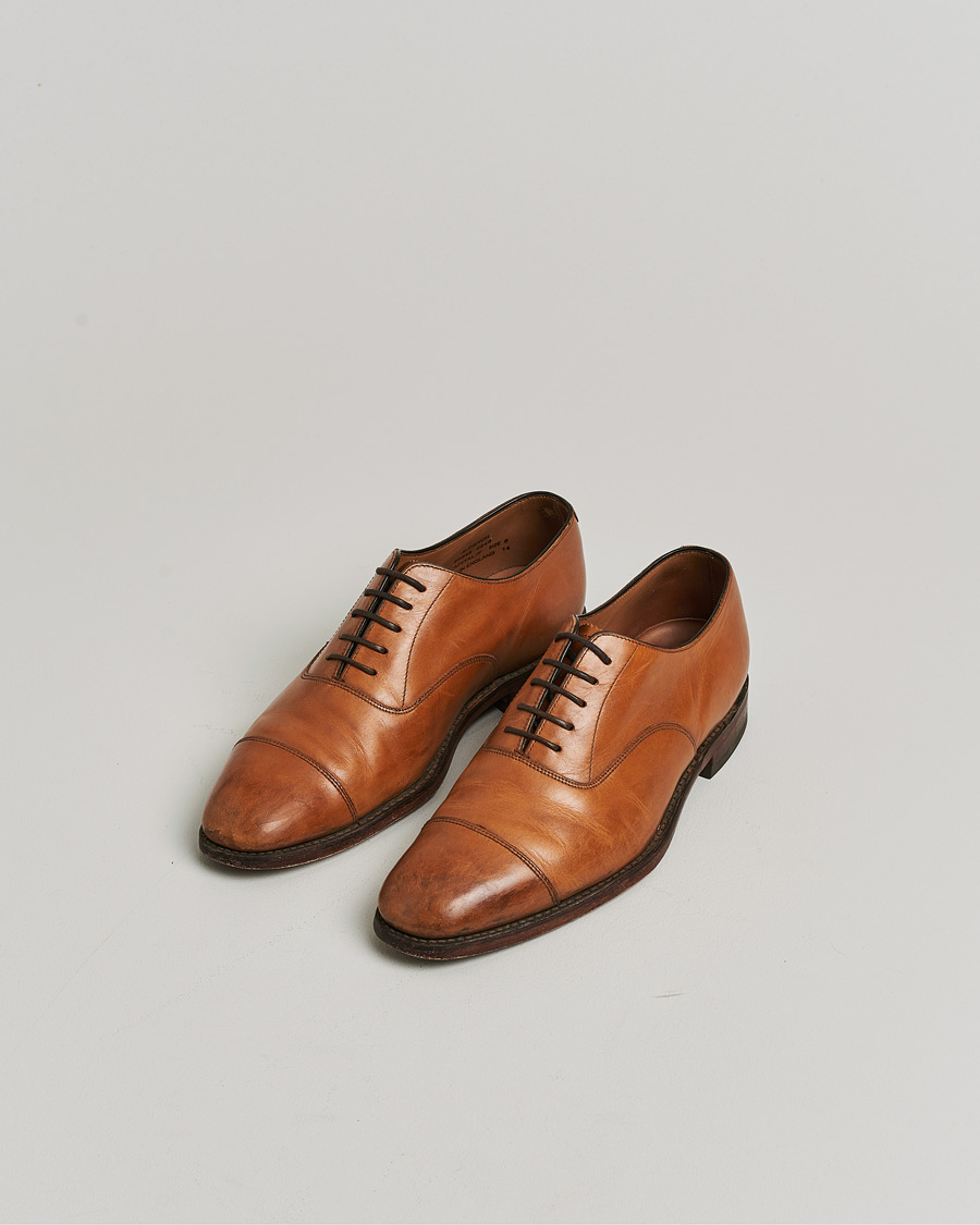 Men | Pre-owned Shoes | Pre-owned | Loake 1880 Aldwych Oxford Tan Burnished Calf UK6 - EU40