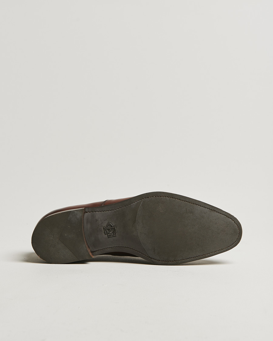 Men | Edward Green Chelsea Oxford Dark Oak Calf | Pre-owned | Edward Green Chelsea Oxford Dark Oak Calf