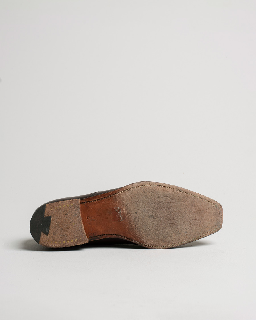 Herren | Pre-owned Schuhe | Pre-owned | Crockett & Jones Lowndes Monkstrap Dark Brown Calf