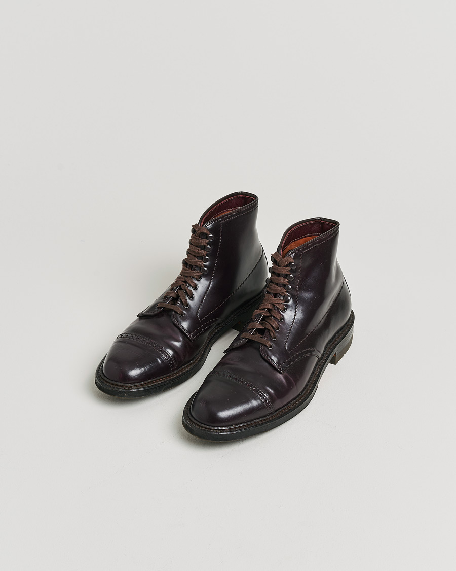 Men | Boots | Pre-owned | Alden M1807 Boot Burgundy Shell Cordovan US7,5 - EU41