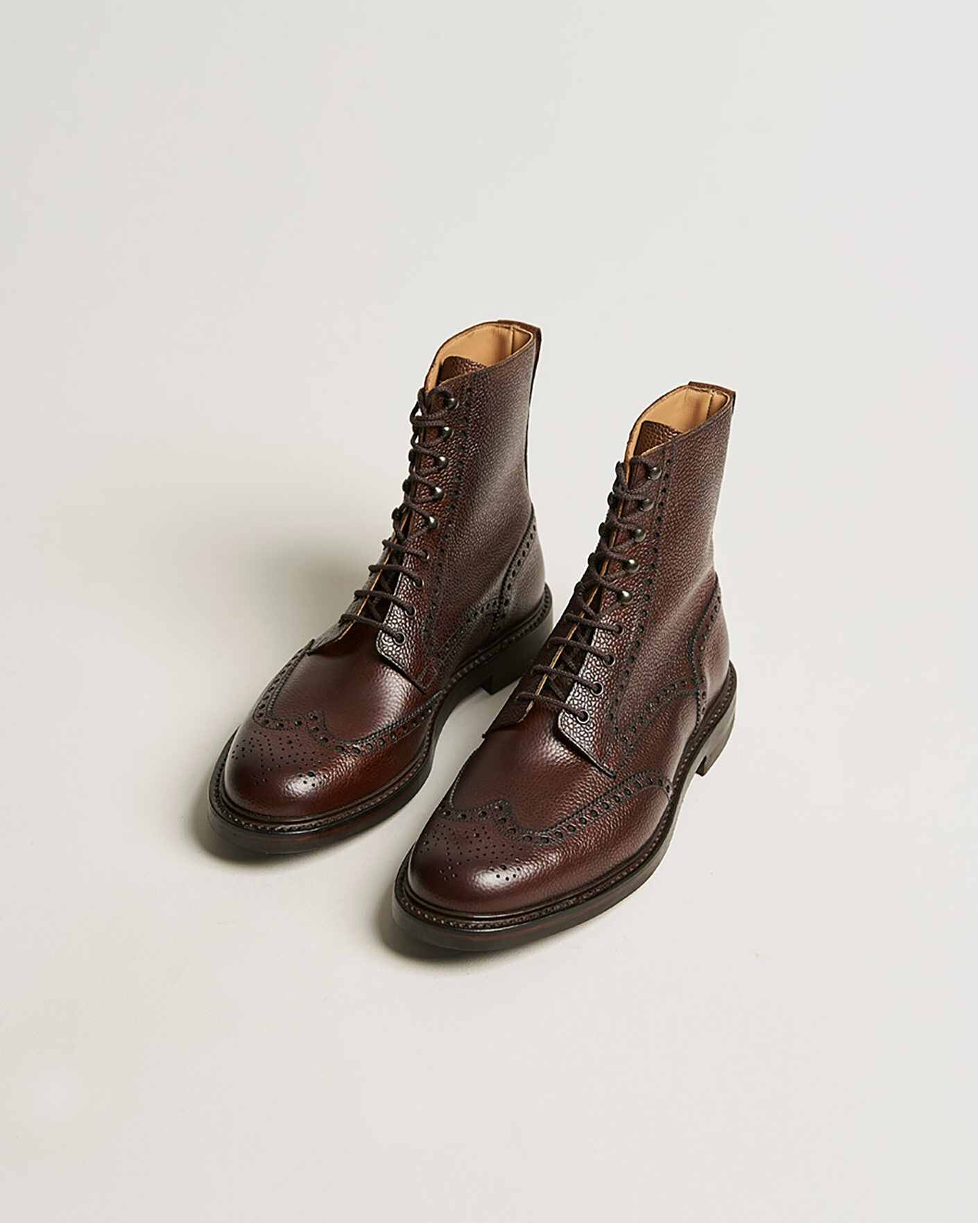 Men | Pre-owned Welted shoes | Pre-owned | Crockett & Jones Islay Boot Dark Brown Grained Calf UK10 - EU44
