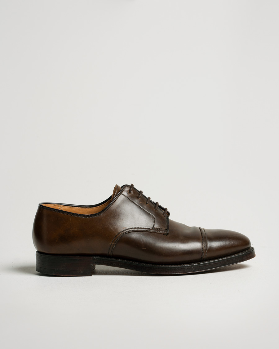 Crockett & Jones Bradford Derby Dark Brown Cordovan at CareOfCarl.com