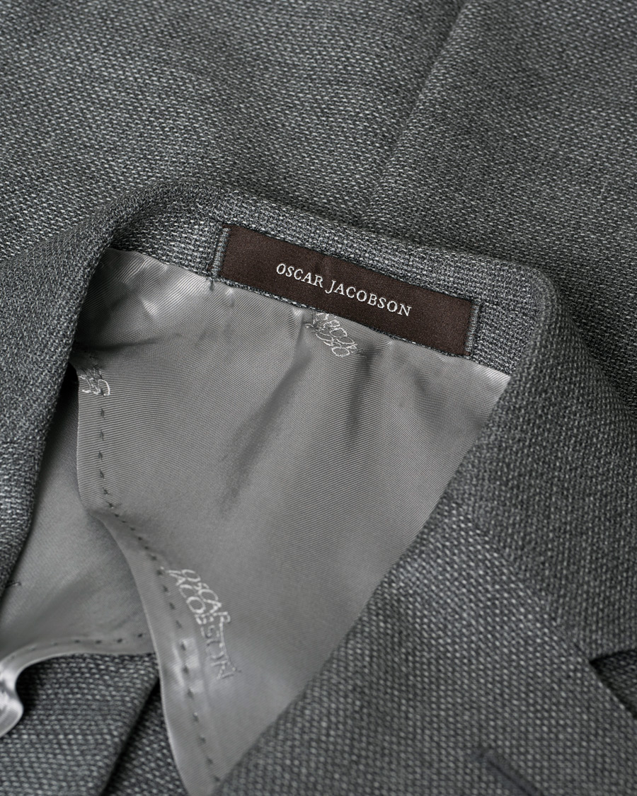 Herr | Pre-owned | Pre-owned | Oscar Jacobson Einar Patch Pocket Blazer Grey 48
