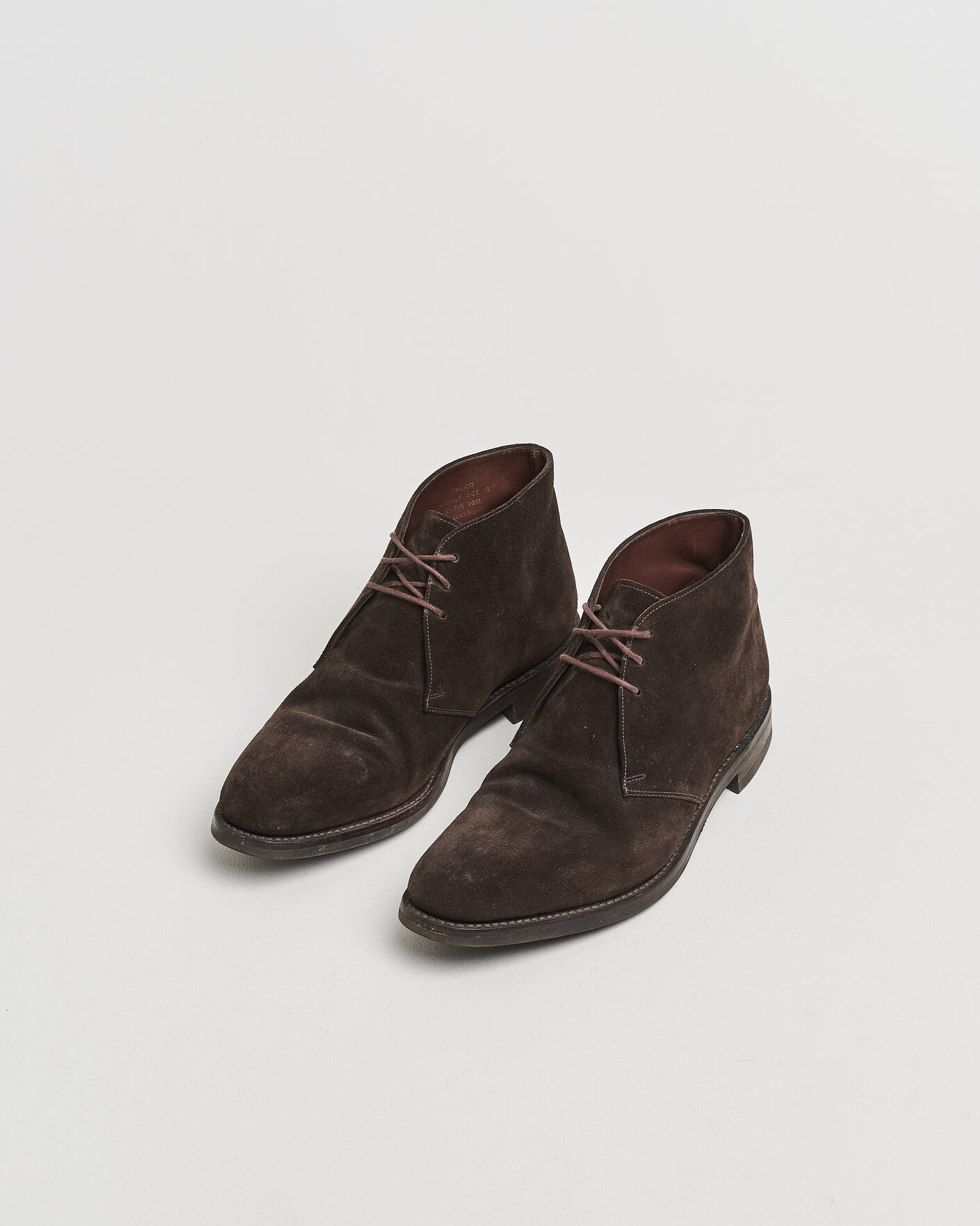 Men | Pre-owned Welted shoes | Pre-owned | Loake 1880 Pimlico Chukka Boot Dark Brown Suede UK10 - EU44