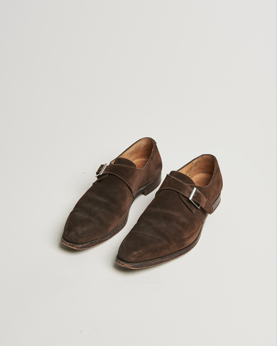 Men | Pre-owned Shoes | Pre-owned | Crockett & Jones Monkton Brown Suede UK8,5 - EU42,5