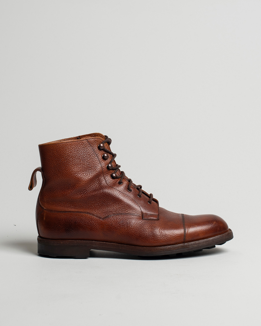 Men | Edward Green Galway Ridgeway Boot Rosewood Country Calf | Pre-owned | Edward Green Galway Ridgeway Boot Rosewood Country Calf