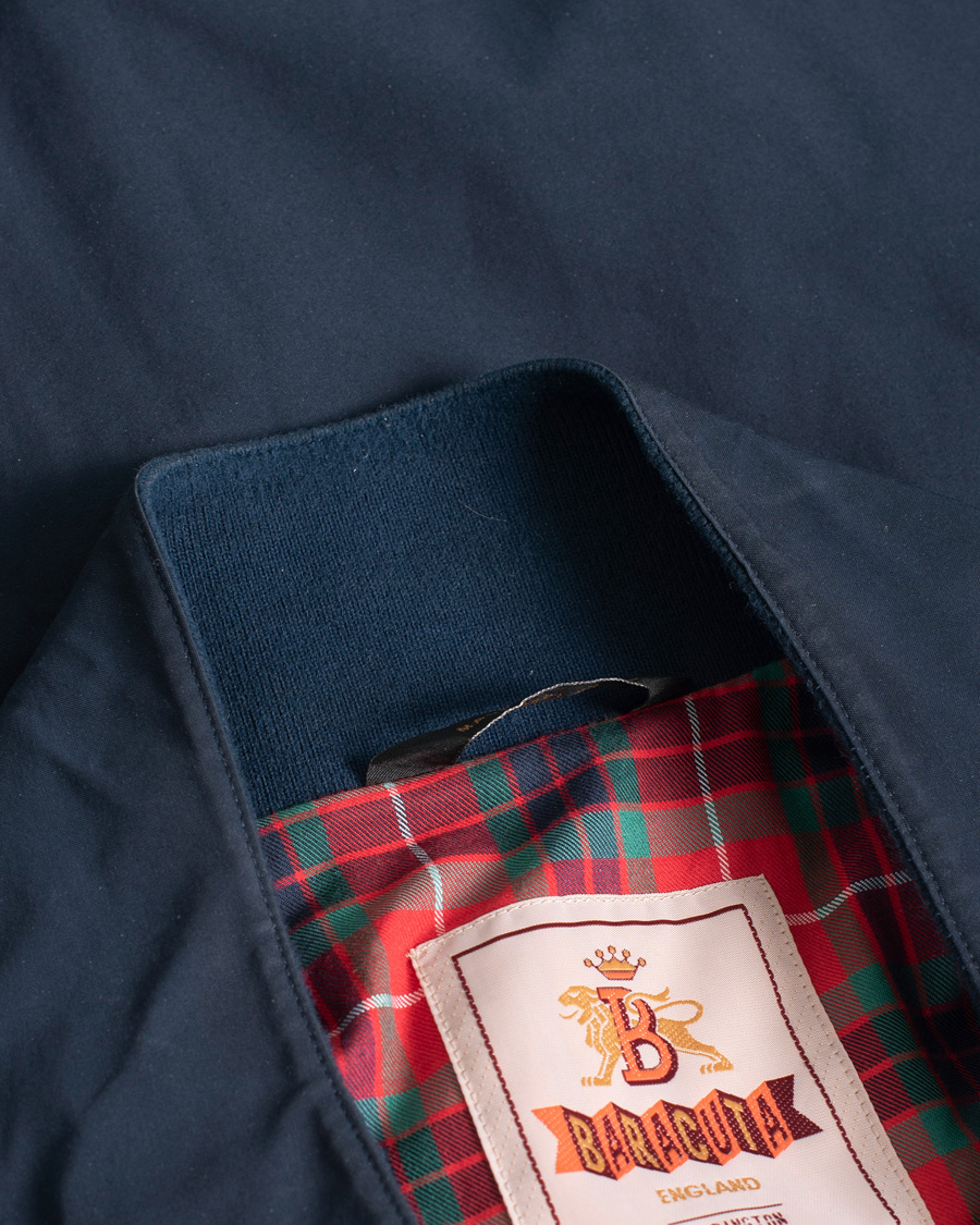 Men | Coats & Jackets | Pre-owned | Baracuta G9 Original Harrington Jacket Navy