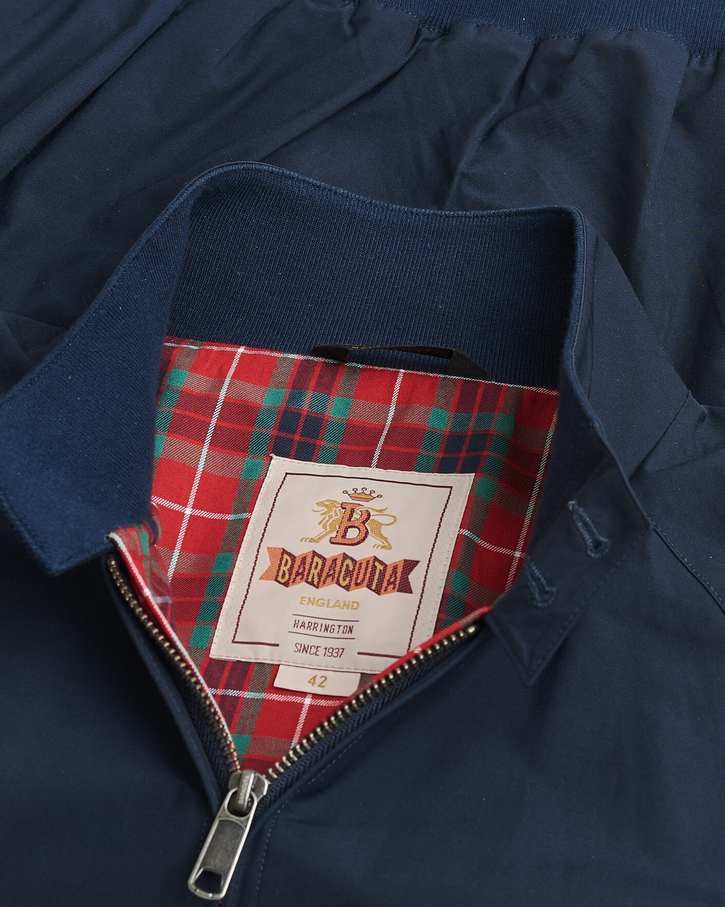 Men | Pre-owned Coats & Jackets | Pre-owned | Baracuta G9 Original Harrington Jacket Dark Navy UK42 - EU52