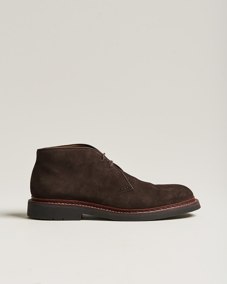 Men | Heschung Genet Suede Chukka Boot Brown | Pre-owned | Heschung Genet Suede Chukka Boot Brown