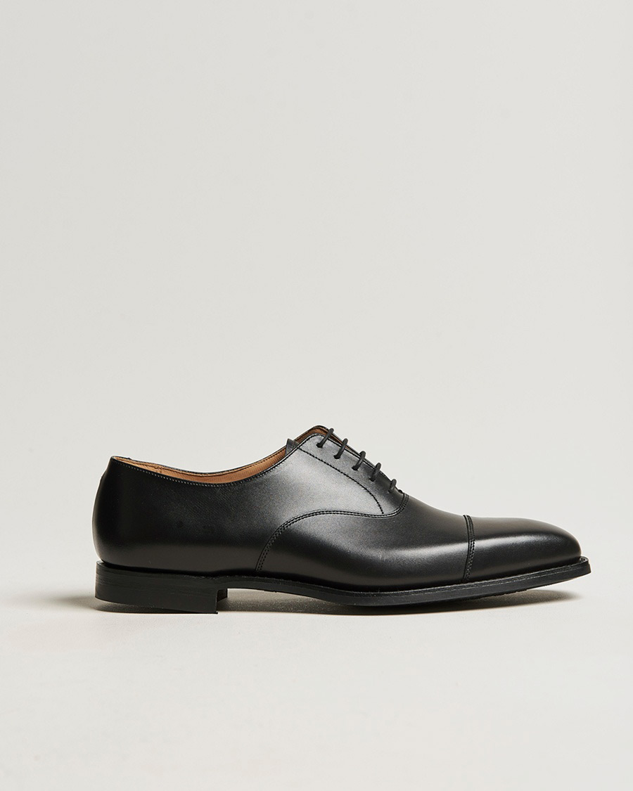 Men | Pre-owned Welted shoes | Pre-owned | Crockett & Jones Hallam Oxford City Sole E Black Calf UK6 - EU40