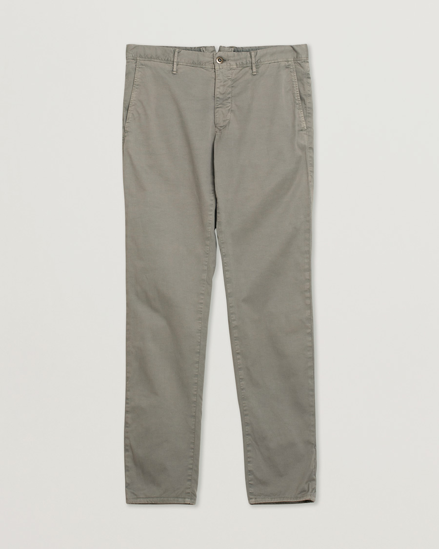 Men | Incotex Slim Fit Stretch Slacks Grey W33 | Pre-owned | Incotex Slim Fit Stretch Slacks Grey W33