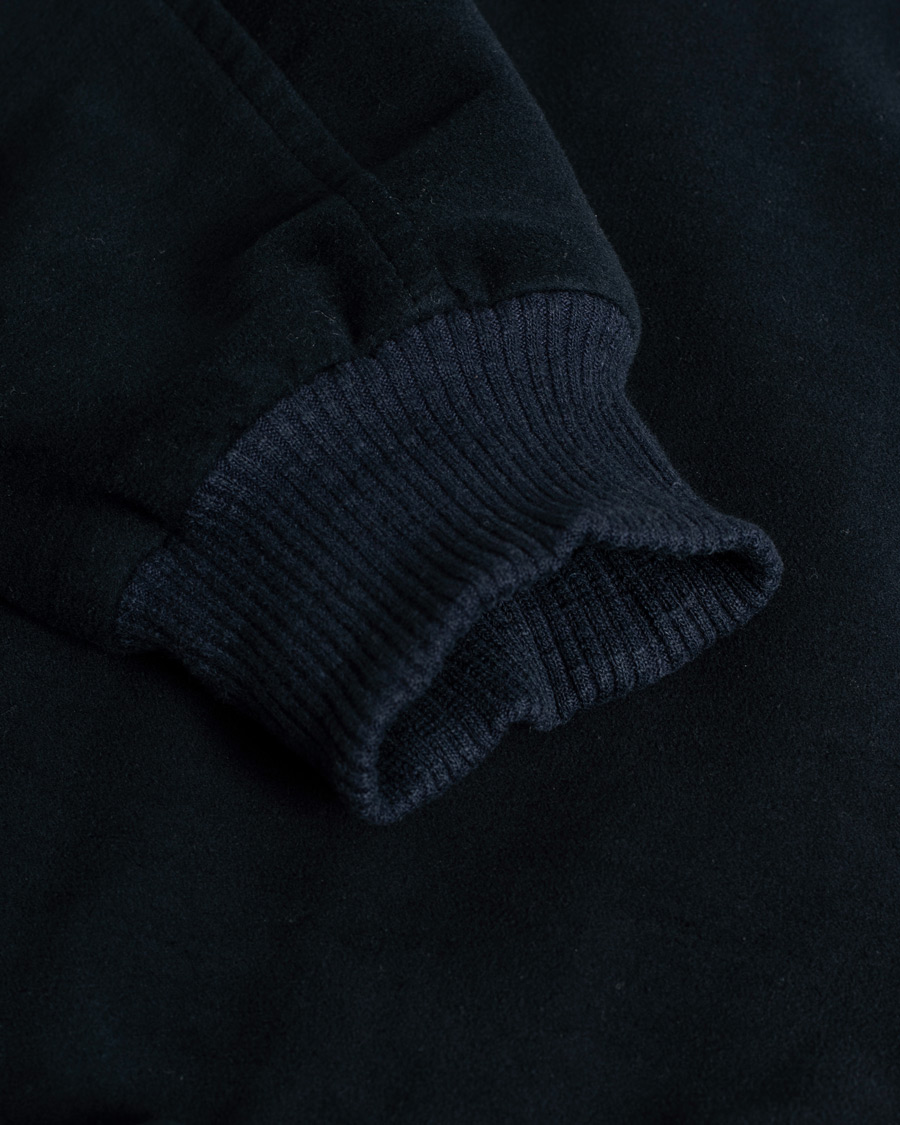 Men | Coats & Jackets | Pre-owned | Private White V.C. Moleskin Bomber Jacket Midnight