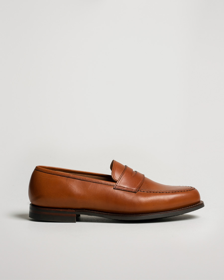 Men | Crockett & Jones Boston City Sole Congac Calf | Pre-owned | Crockett & Jones Boston City Sole Congac Calf