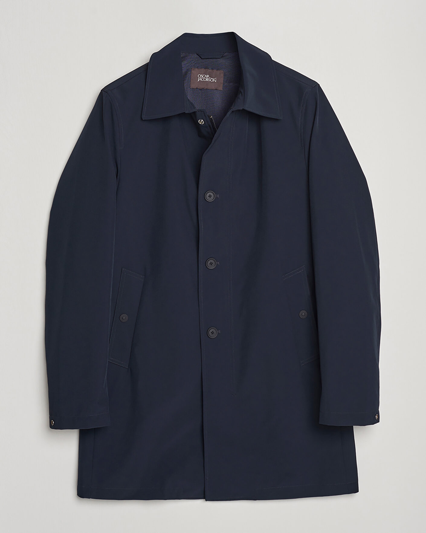Men | Pre-owned Coats & Jackets | Pre-owned | Oscar Jacobson Johnsson Coat Navy 50