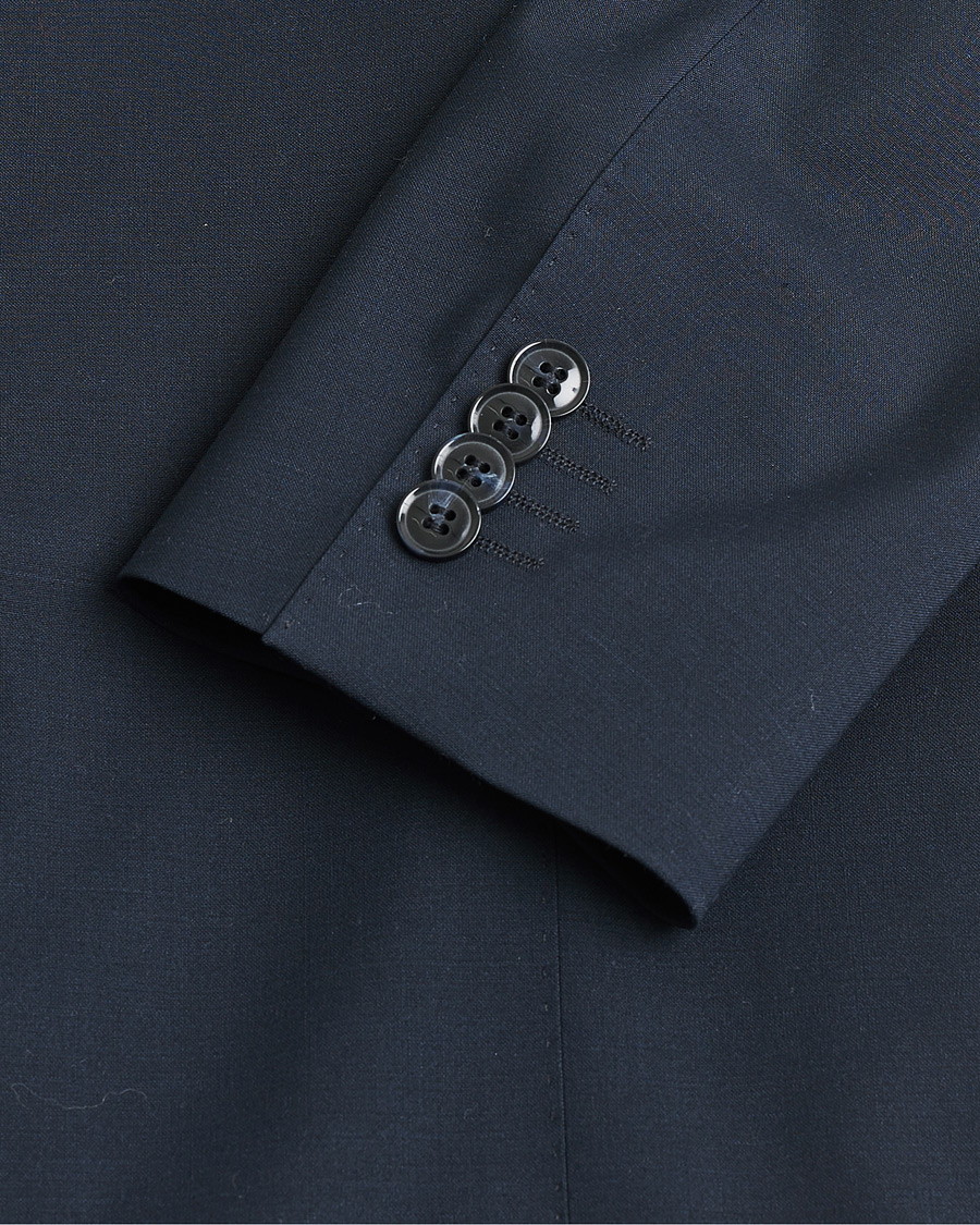 Men | Pre-owned Blazers | Pre-owned | Oscar Jacobson Edmund Wool Blazer Navy 46