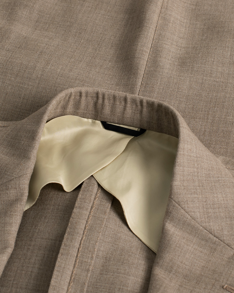 Men | Suits | Pre-owned | Berg&Berg Dan Wool Suit Taupe Melange 50