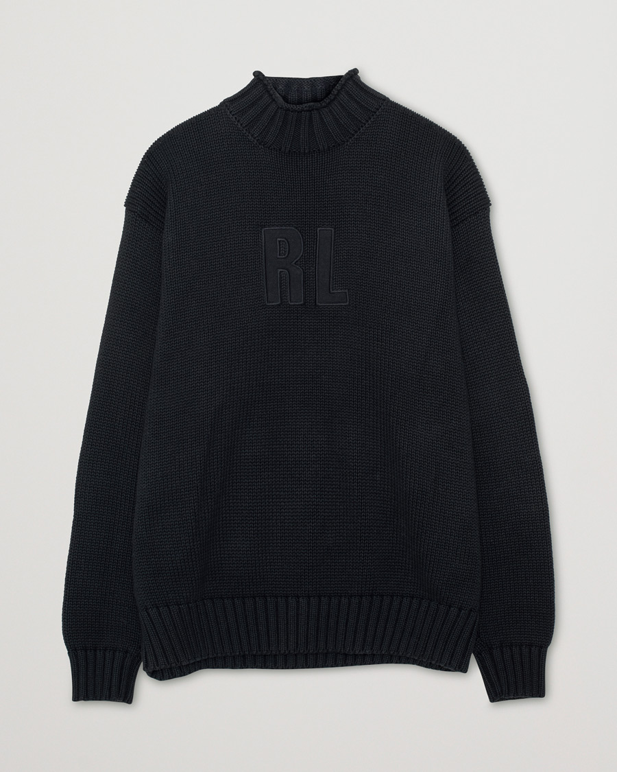 Men | Polo Ralph Lauren Sport Knitted Sweater Black M | Pre-owned | Polo Ralph Lauren Sport Knitted Sweater Black M