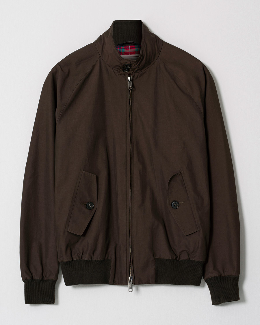 Men | Coats & Jackets | Pre-owned | Baracuta G9 Original Harrington Jacket Chocolate UK38 - EU48