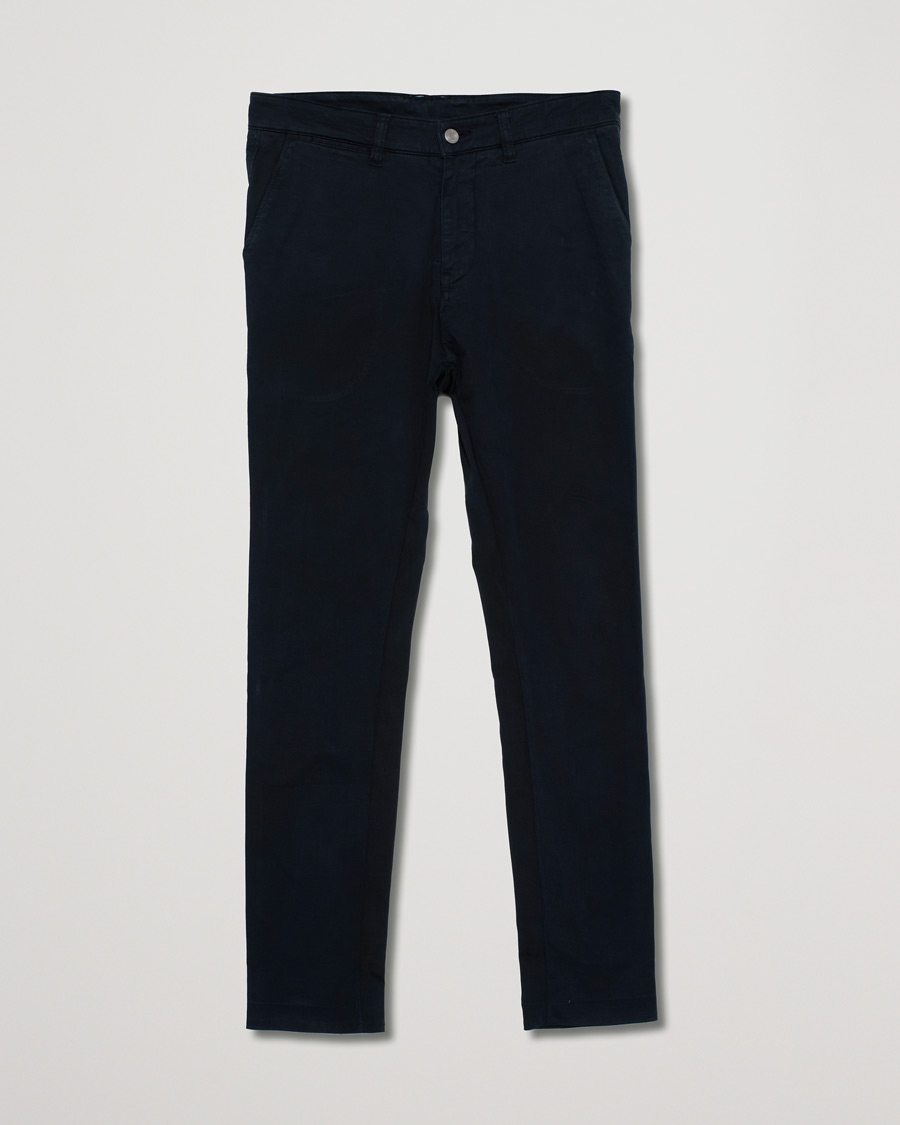 Men | Trousers | Pre-owned | NN07 Marco Slim Fit Stretch Chinos Navy W30L30