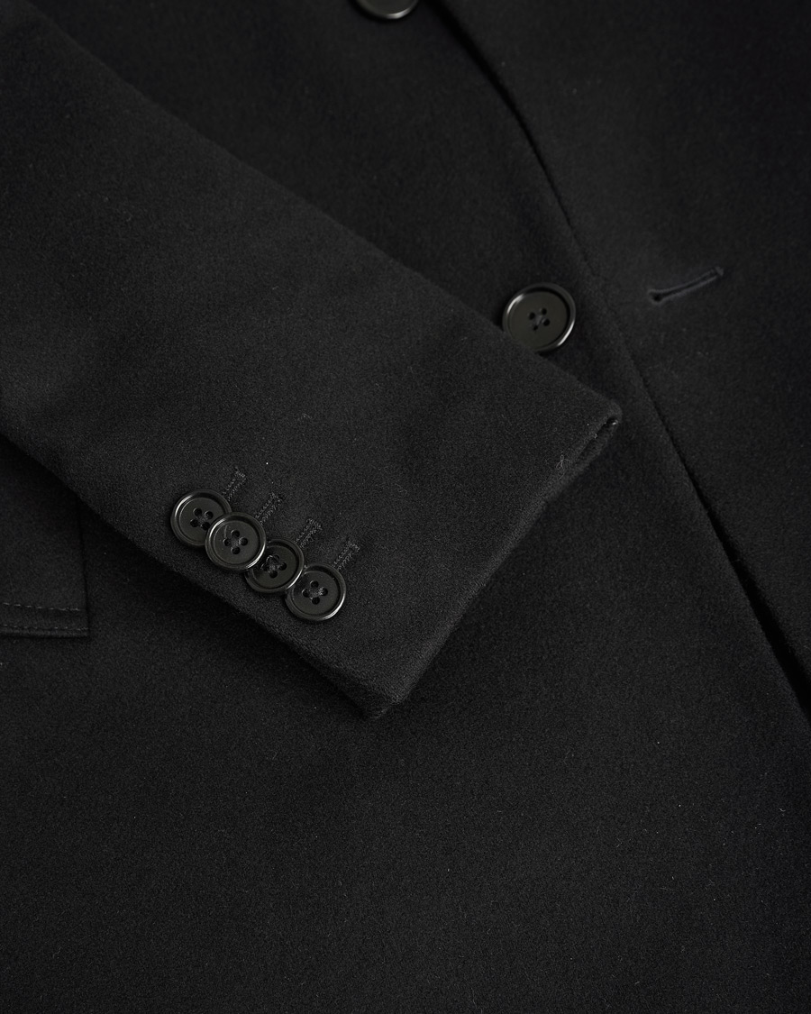 Herr | Pre-owned Jackor | Pre-owned | J.Lindeberg Wolger Compact Melton Coat Black 46