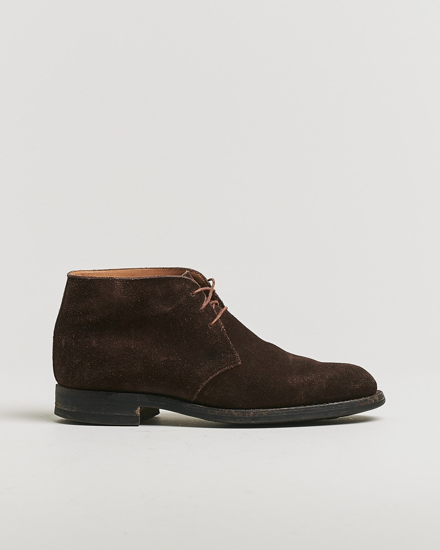 Men | Crockett & Jones Chiltern Dainite Chukka Boot Brown Suede UK7,5 - EU41,5 | Pre-owned | Crockett & Jones Chiltern Dainite Chukka Boot Brown Suede UK7,5 - EU41,5