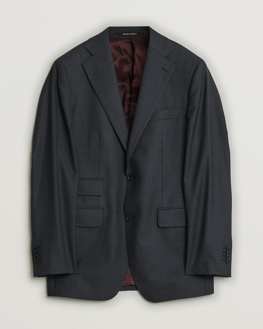 Men | Pre-owned Blazers | Pre-owned | Rose & Born Wool Blazer Grey 46