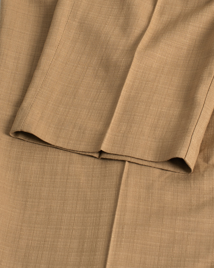 Men | Trousers | Pre-owned | Barena Talon Pleated Trousers Khaki