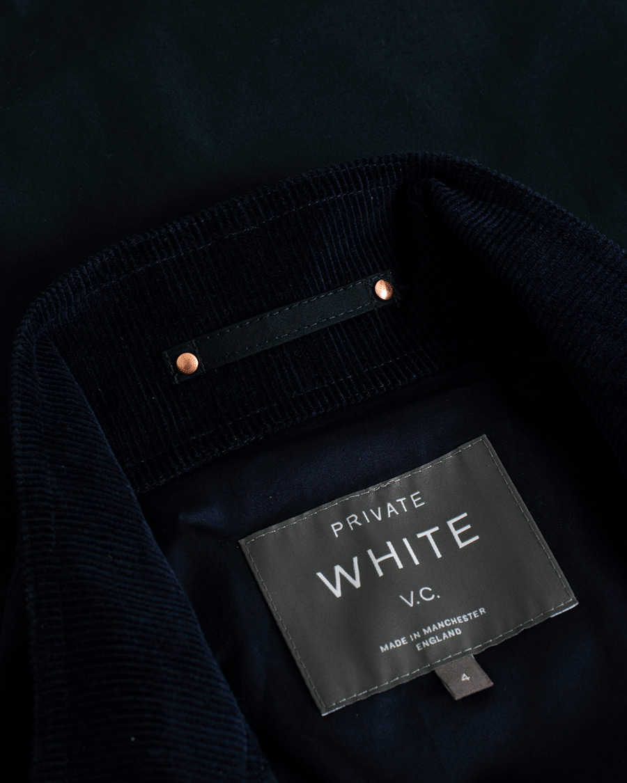 Men | Coats & Jackets | Pre-owned | Private White V.C. Ventile Harrington Jacket 3.0 Midnight