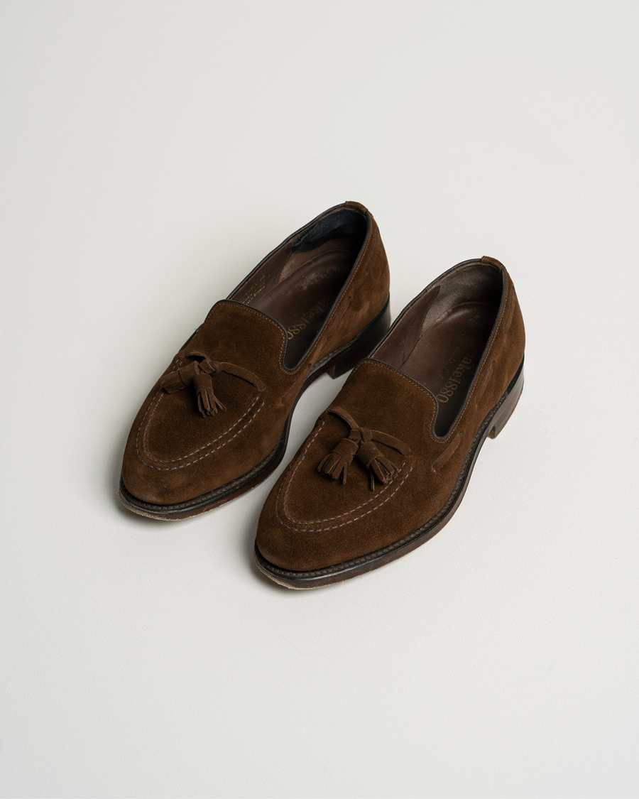 Men | Loake 1880 Russell Tassel Loafer Polo Oiled Suede | Pre-owned | Loake 1880 Russell Tassel Loafer Polo Oiled Suede