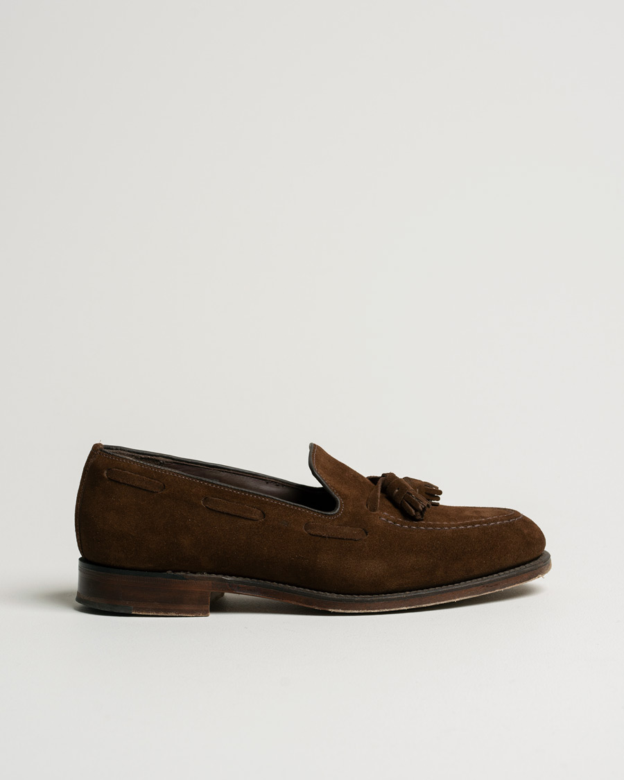 Men | Loake 1880 Russell Tassel Loafer Polo Oiled Suede | Pre-owned | Loake 1880 Russell Tassel Loafer Polo Oiled Suede