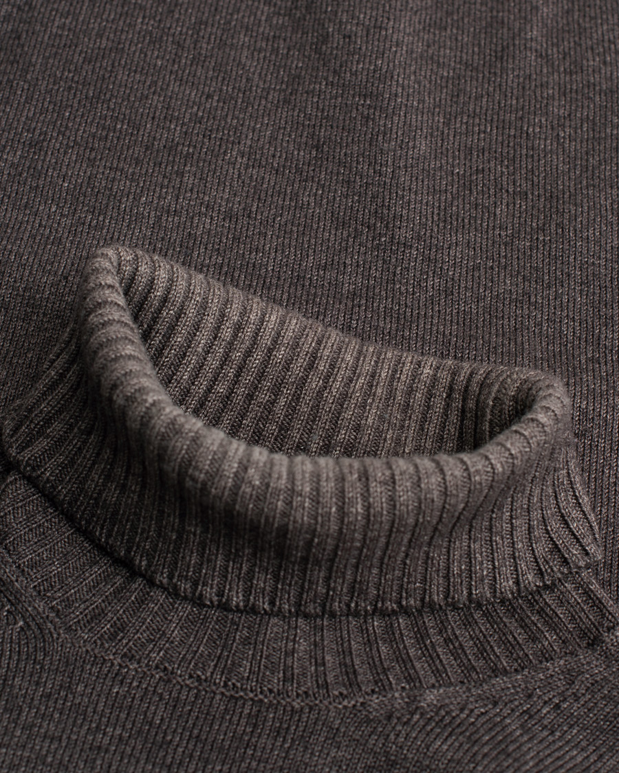 Men | Pre-owned Sweaters & Knitwear | Pre-owned | Gran Sasso Vintage Merino Fashion Fit Polo Brown