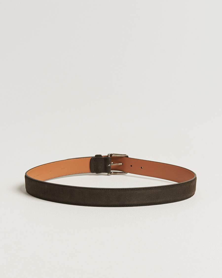 Men | Pre-owned Accessories | Pre-owned | Tod's Suede 3,5 cm Belt Brown 95