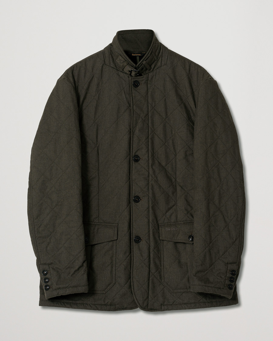 Men | Coats & Jackets | Pre-owned | Barbour Lifestyle Relond Quilted Polar Fleece Jacket Olive