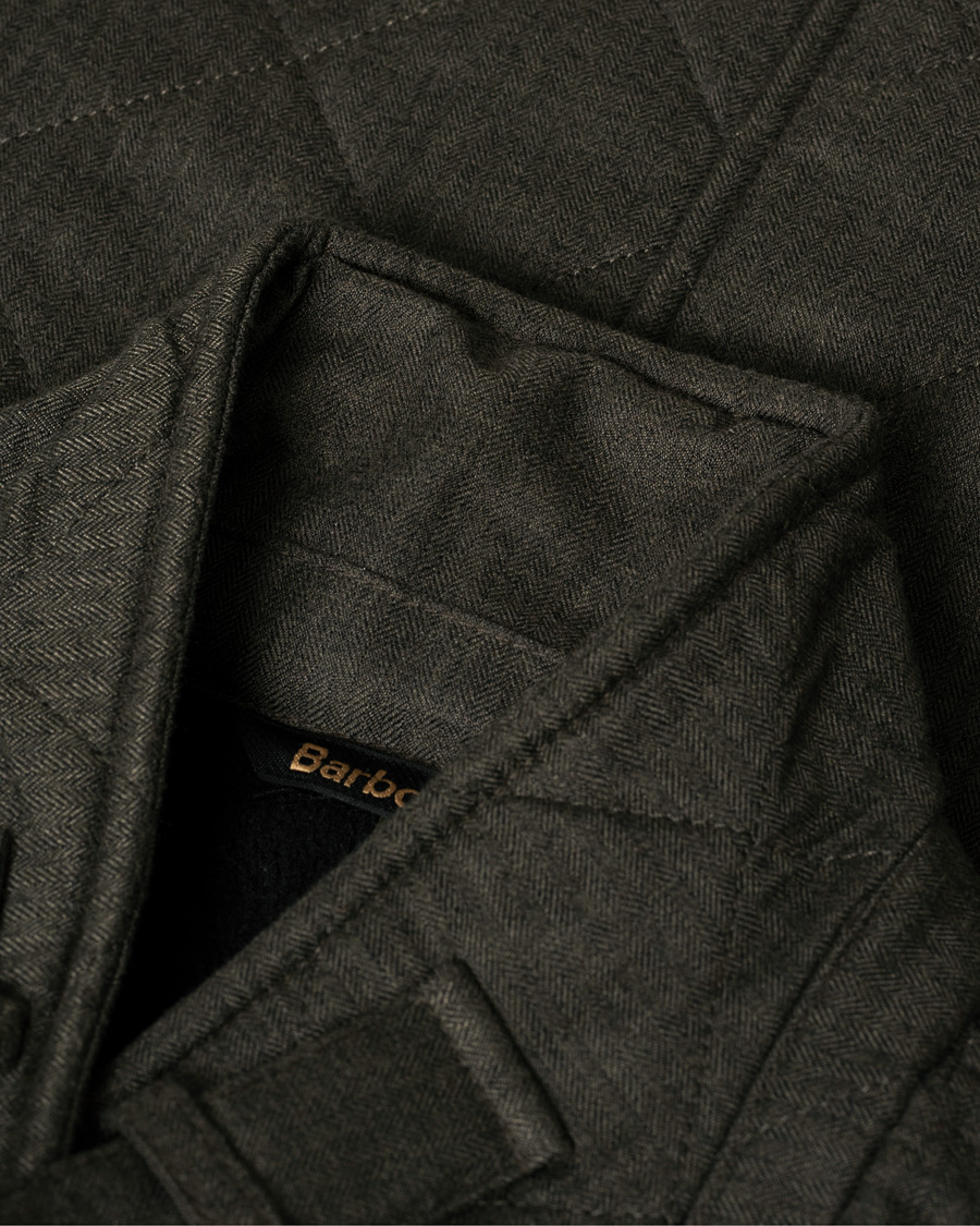 Men | Coats & Jackets | Pre-owned | Barbour Lifestyle Relond Quilted Polar Fleece Jacket Olive
