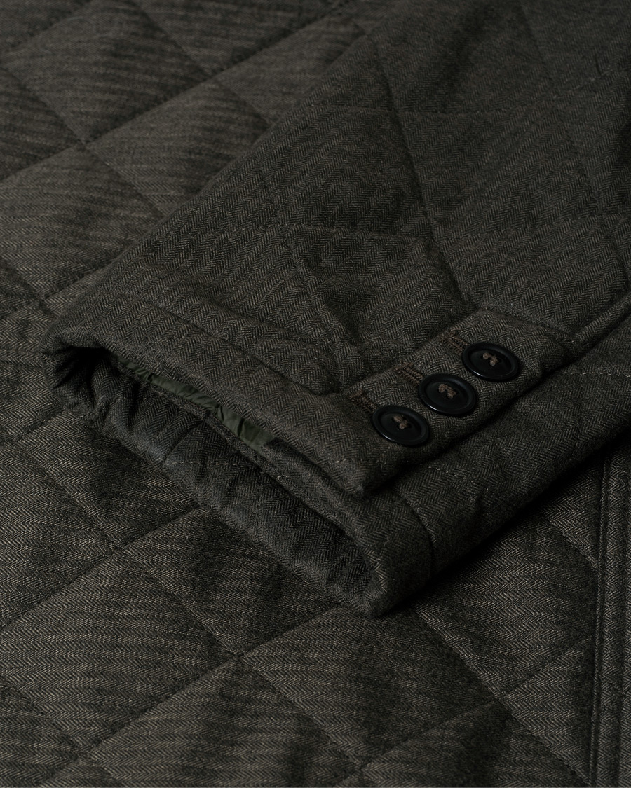 Men | Coats & Jackets | Pre-owned | Barbour Lifestyle Relond Quilted Polar Fleece Jacket Olive